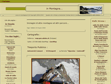 Tablet Screenshot of in-montagna.it